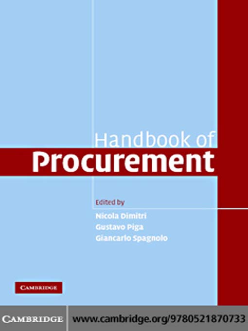Title details for Handbook of Procurement by Nicola Dimitri - Wait list